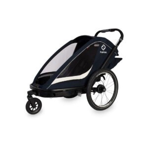 Hamax Breeze Single Kinderanhänger mit Deichsel und Buggyrad