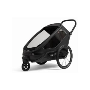 Hamax Outback Next Single Kinderanhänger mit Deichsel und Buggyrad