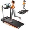 6 in 1 Laufband für Zuhause,Walking Pad mit Steigung bis 10%, 12km/h Klappbar Laufband mit LED-Anzeige,2.5HP Treadmill für Zuhause/Büro,Bis 136kg Belastbar,Fernbedienung und...