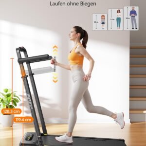 6 in 1 Laufband für Zuhause,Walking Pad mit Steigung bis 10%, 12km/h Klappbar Laufband mit LED-Anzeige,2.5HP Treadmill für Zuhause/Büro,Bis 136kg Belastbar,Fernbedienung und...