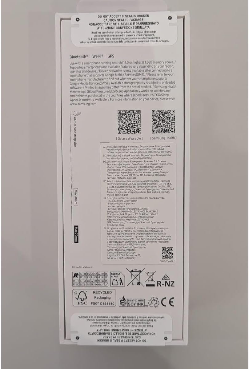 Samsung Galaxy Watch8 SM-L330 44 mm, Dark Gray Samsung Galaxy Watch8 SM-L330 44 mm, Dark Gray