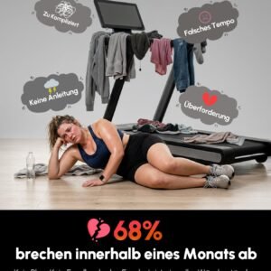 Das Intelligente Laufband für Anfänger – Passt Sich Ihrem Fitnessniveau Automatisch an, Damit Sie Dranbleiben