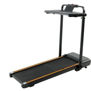 Drgymlee 3 in 1 Laufband klappbar für Zuhause & Büro, Walking Pad mit 7% Steigung, Untertisch Laufband 1-12 km/h, leises 2,5HP Laufband mit Schreibtisch & verstellbarem Griff