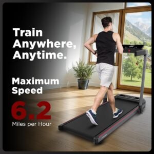 Elektrisches Laufband für zu Hause, faltbar, 12 km/h, 1-2,5 PS, 12 voreingestellte Programme, LCD-Display 1-12 km/h, Modell 2023, manuelle Neigung mit 3 Stufen