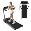 Elektrisches Laufband für zu Hause, faltbar, 12 km/h, 1-2,5 PS, 12 voreingestellte Programme, LCD-Display 1-12 km/h, Modell 2023, manuelle Neigung mit 3 Stufen