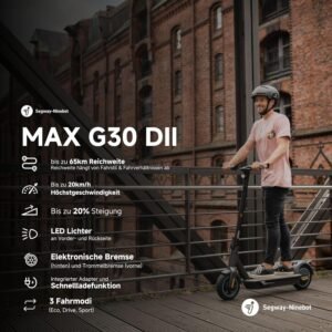 Ninebot KickScooter MAX G30D II Powered by Segway
