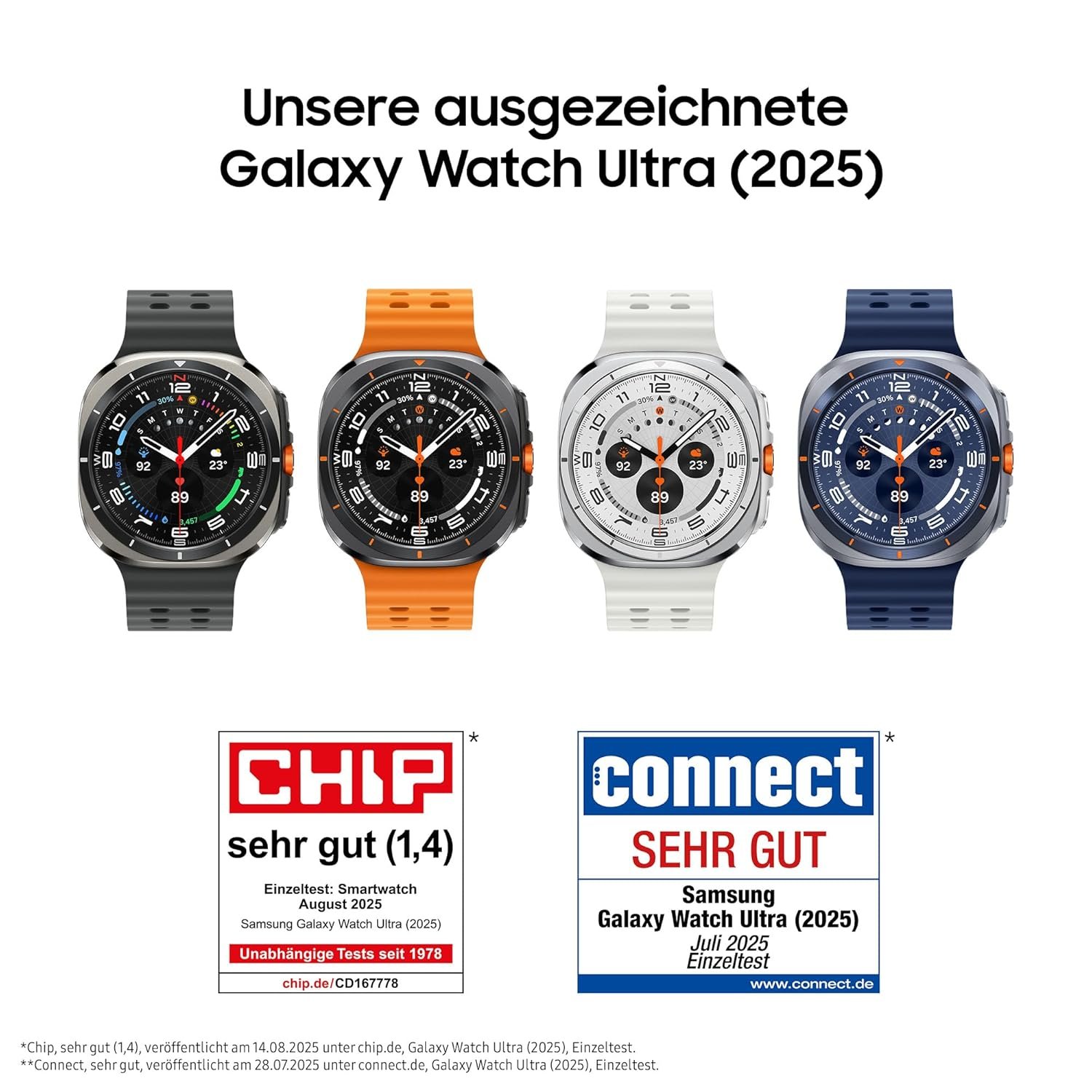 Samsung Galaxy Watch Ultra (2025) Smartwatch with Galaxy AI, Fitness Watch, Marine Band, Titanium Case, Quick Button, Dual GPS, 64GB Memory, 47mm, LTE, Titanium Silver, 3 Year… Samsung Galaxy Watch Ultra (2025) Smartwatch with Galaxy AI, Fitness Watch, Marine Band, Titanium Case, Quick Button, Dual GPS, 64GB Memory, 47mm, LTE, Titanium Silver, 3 Year...