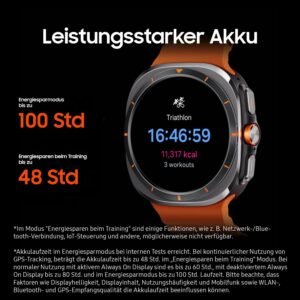 Samsung Galaxy Watch Ultra (2025) Smartwatch with Galaxy AI, Fitness Watch, Marine Band, Titanium Case, Quick Button, Dual GPS, 64GB Memory, 47mm, LTE, Titanium Silver, 3 Year...