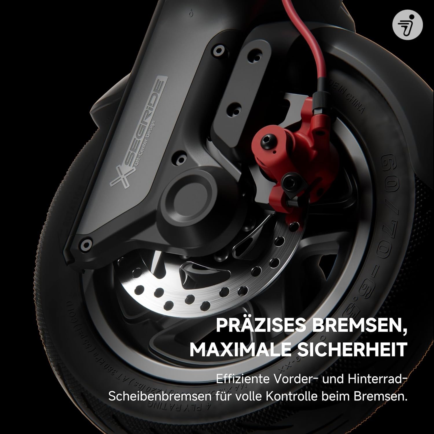 Segway-Ninebot F3 Pro D Adult E-Scooter with Road Legal 70 km Range in Eco Mode, 120 kg Load Capacity, Double Hydraulic Suspension, Smart Display Segway-Ninebot F3 Pro D Adult E-Scooter with Road Legal 70 km Range in Eco Mode, 120 kg Load Capacity, Double Hydraulic Suspension, Smart Display