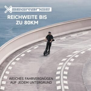 Segway-Ninebot MAX G2 D, E Scooter mit Straßenzulassung für Erwachsene, max. 20 km/h Geschwindigkeit