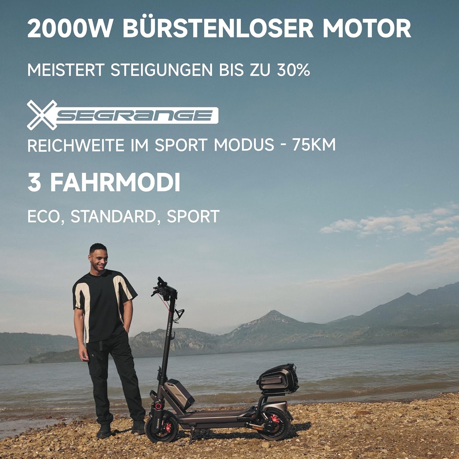 Segway-Ninebot MAX G2 D, E Scooter mit Straßenzulassung für Erwachsene, max. 20 km/h Geschwindigkeit Segway-Ninebot MAX G2 D, E Scooter mit Straßenzulassung für Erwachsene, max. 20 km/h Geschwindigkeit