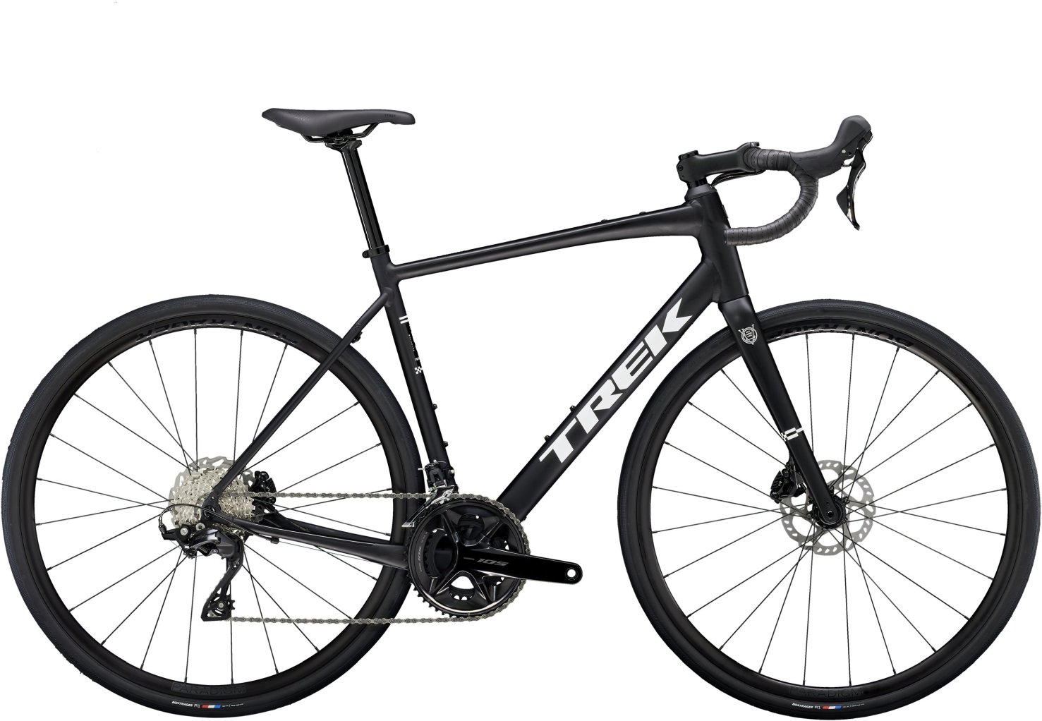 Trek Domane AL 5 Gen 4 - 28 Zoll - Diamant - 2026 - Matte Trek Black - Größe 61 CM Trek Domane AL 5 Gen 4 - 28 Zoll - Diamant - 2026 - Matte Trek Black - Größe 61 CM